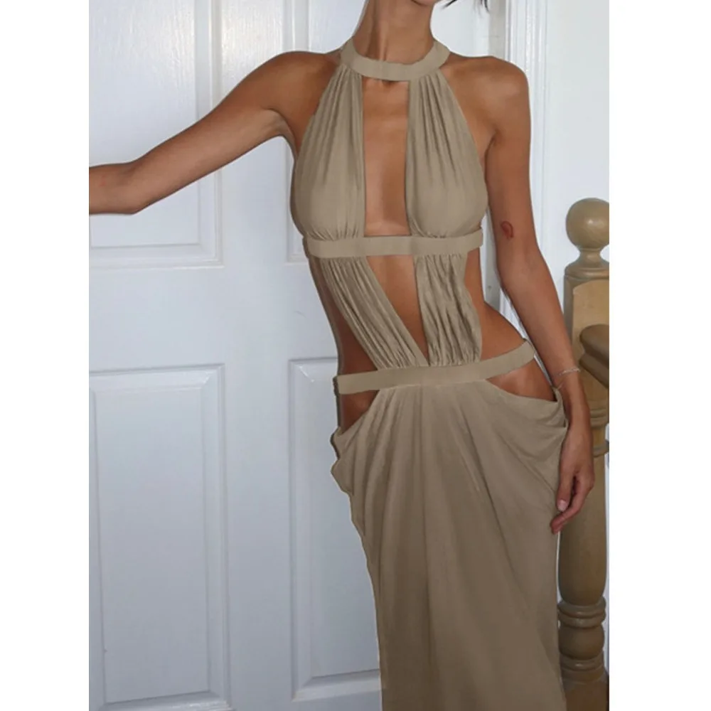 Robes sexy évidées pour femmes – Nouvelle collection été 2026 – Style élégant pour les vacances – Robe sans manches