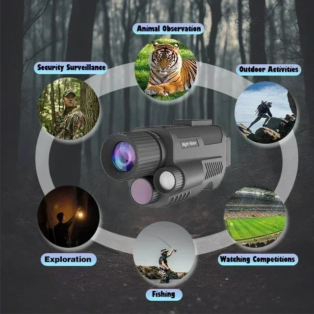 Casco Monocular de visión nocturna infrarroja NVG, alcance y accesorios, mejor presupuesto, 600m