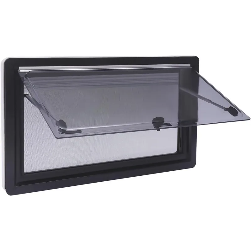 

Replacement Camper Windows Rv Windows for Camper Rv Exit Window Top Hinged Push out Window for Trailer Push Window Vent Hatch Sk