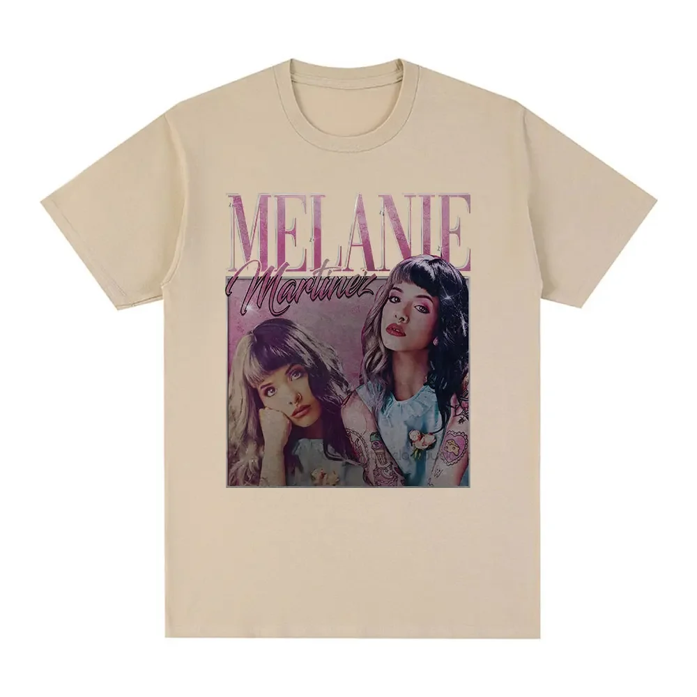 Singer Melanie Martinez Graphic Print T-shirt Men Woman Harajuku Vintage Oversized T Shirts Cotton Casual Short Sleeve T-shirts