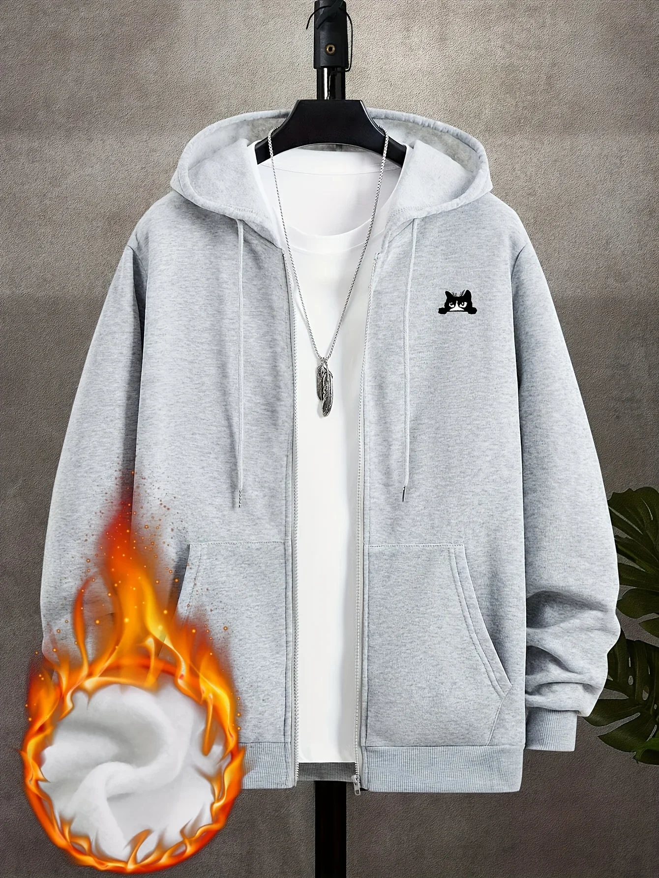 The High Street Hoodie Men Zip - Street Fashion Zip Up Hoodie 评论和价格