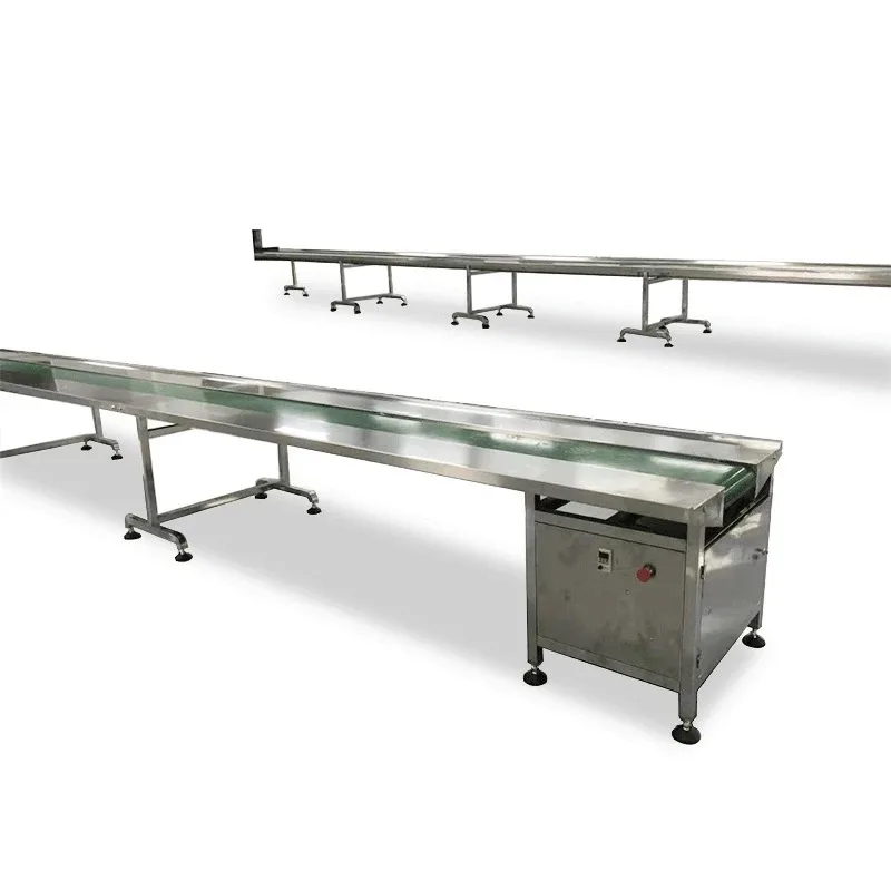 Food logistics belt conveyor large conveyor