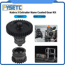 For Kobra3 Combo Extruder Nano Coated Gear Kit Hardened Steel Higher Precision One-piece Gear kit for Anycubic Kobra 3