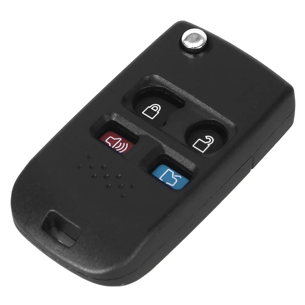 KEYYOU 4 Button Modified Folding Flip Remote Car Key Shell For Ford Crown Victoria Escape Expedition Explorer Explorer Sport