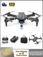 E99 Quadcopter Folding Drone  Remote Control Handle Four Axis Aircraft HD Photography UAV Altitude Fixation