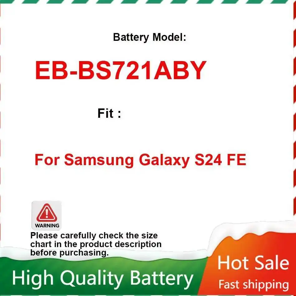 

EB-BS721ABY для портативного мобильного телефона Samsung Galaxy S24 FE, 4700 мАч