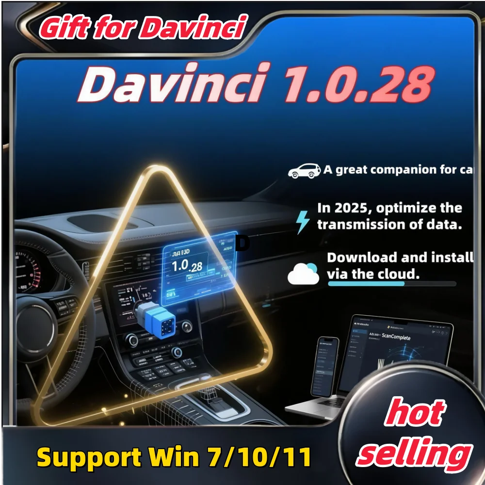 

Программное обеспечение davinci 1.0.28 2025 года с поддержкой Win 7/10/11 davinci 1.0.30 Работа на KESS/KTAG