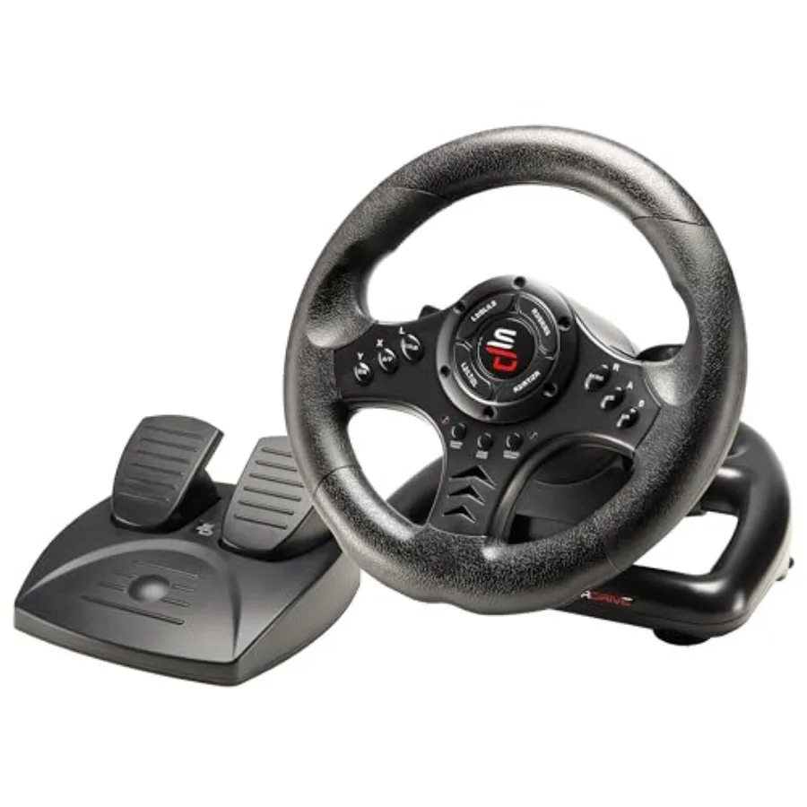 

- Superdrive SV450 Steering Wheel. Racing Wheel with Pedals and Shifters. Diameter 23 cm 180° Rotation Angle - For Xbox Series