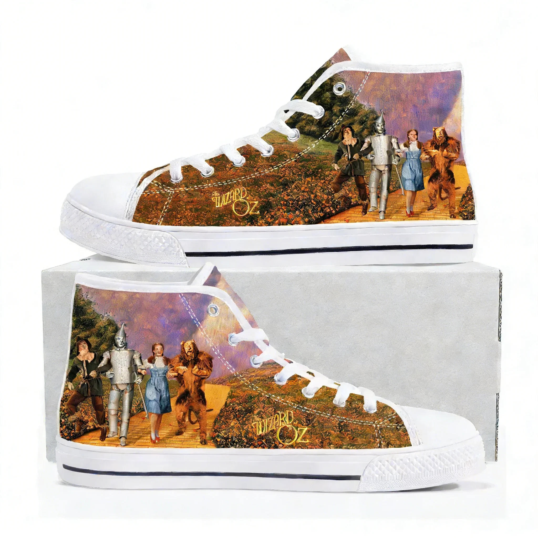 

The Wizard of Oz High Top High Quality Sneaker Mens Womens Teenager Canvas Sneaker Casual Fashion Patterns Shoe Customized Shoes