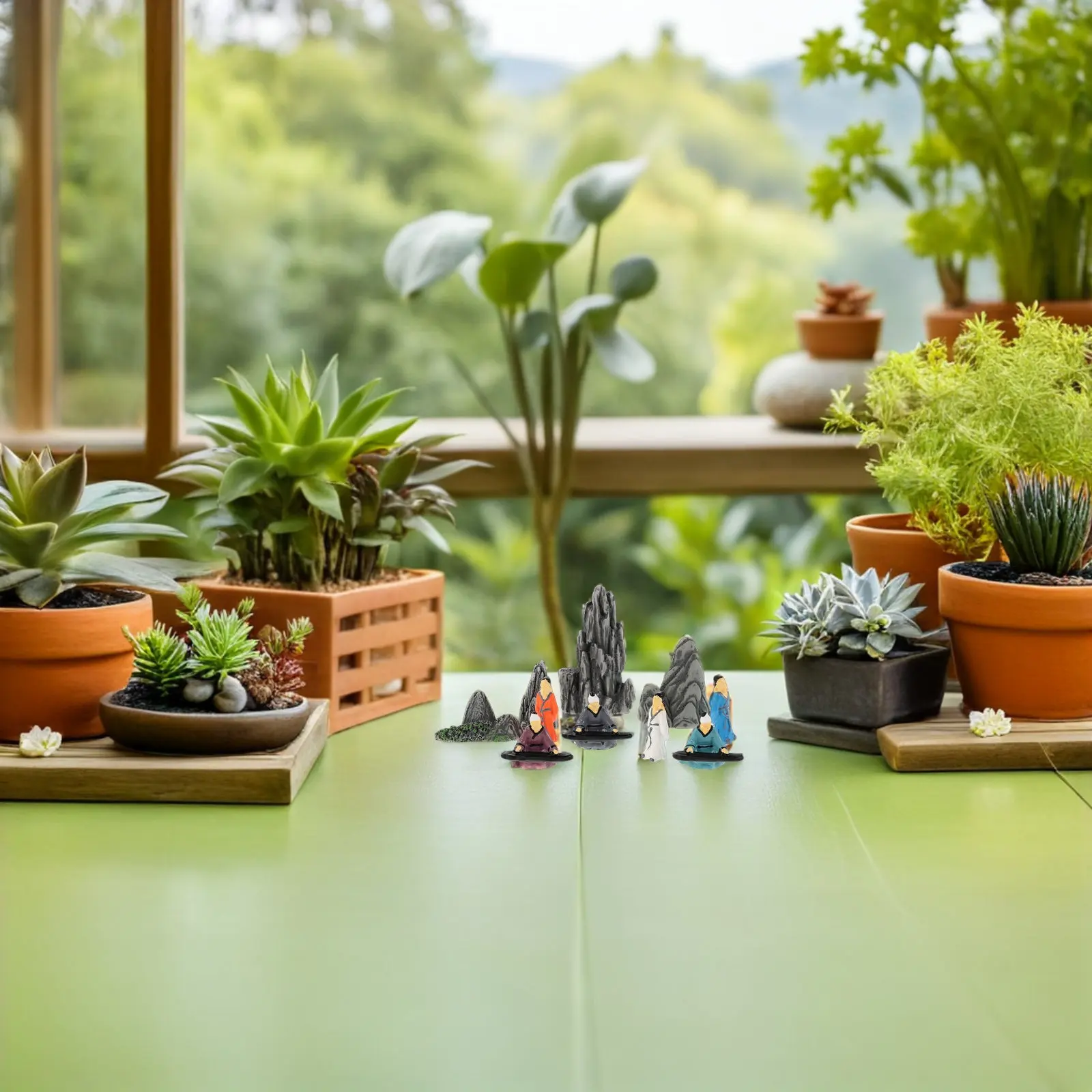 10 шт. миниатюрных статуэток и – обзор и цена Bonsai Garden Landscape Design