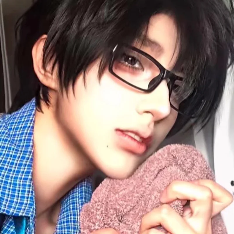 Japonês pequeno quadrado óculos quadro para mulheres moda azul luz bloqueando óculos retro preto na moda leitura y2k óculos