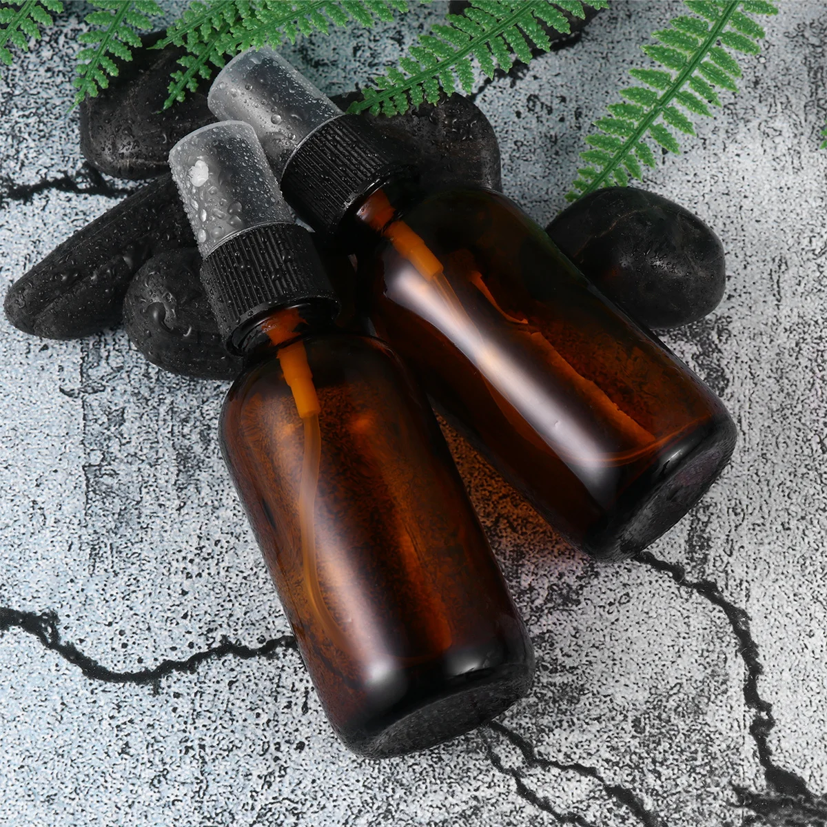 4Pcs Glass Spray Bottle Kit 60Ml 120Ml Pump Mist Sprayer for Skin Care Liquid Dispenser Refillable Outdoor Travel