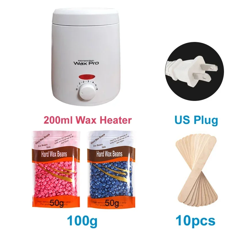 Waxen Machine voor Ontharing Ontharing Wax Smelten Machine 200 ml Wax Heater Ontharen Paraffine Warmer Waxen Dompelpot