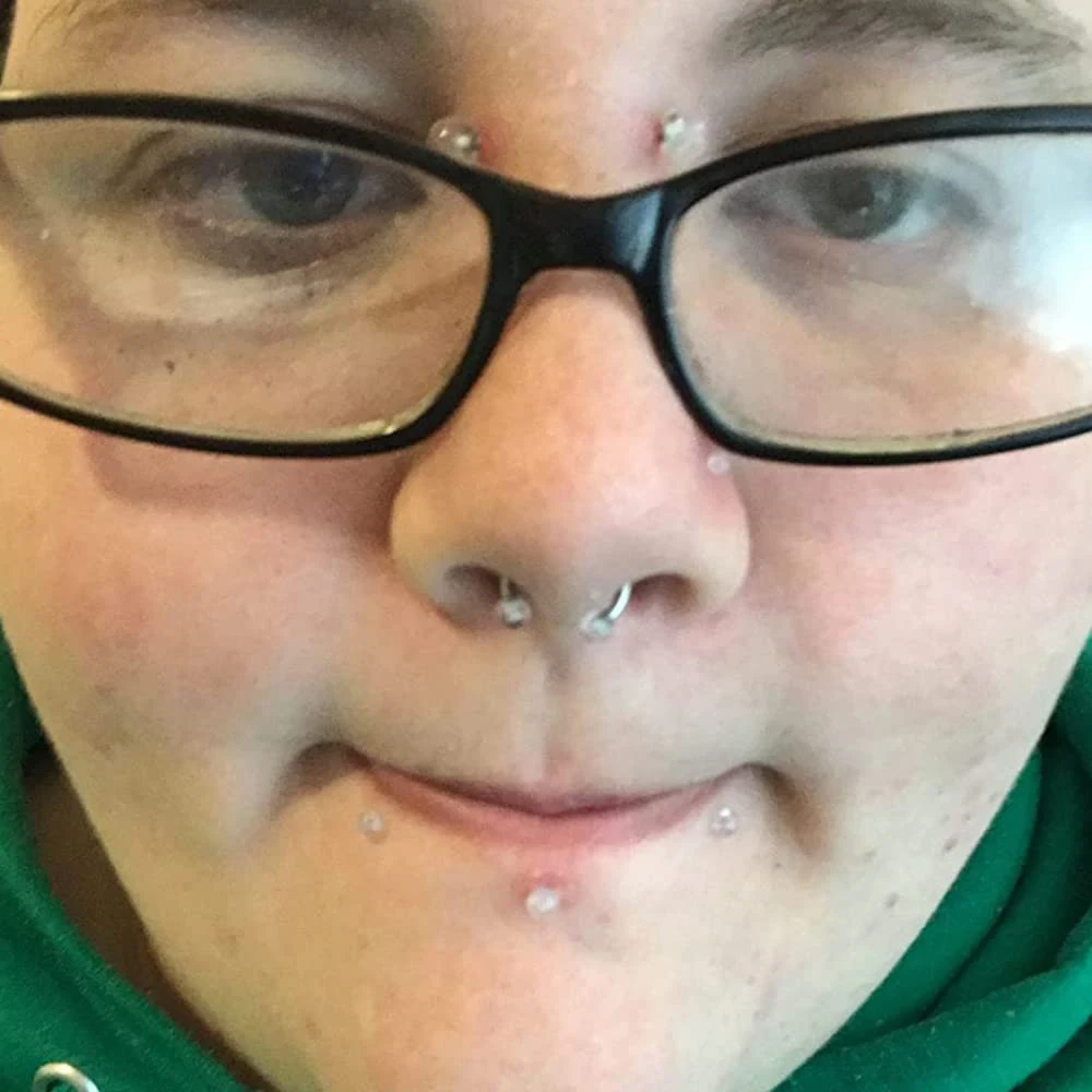 Clear Nose Ring Bioflex Stud Retainer