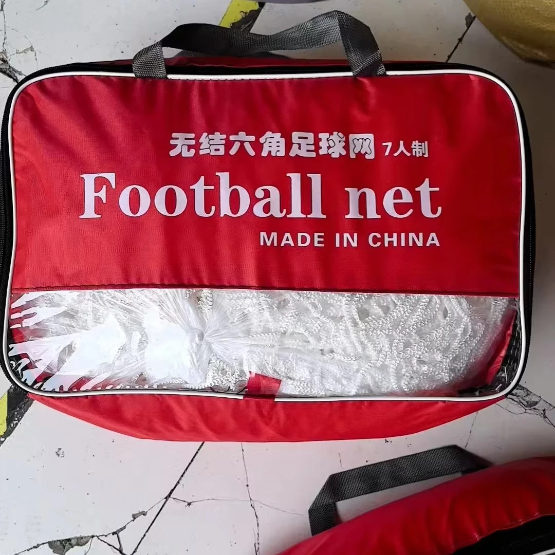 Rete per porta da calcio di altissima qualità, spessore 4 mm, attrezzatura sportiva e da calcio premium per cantieri