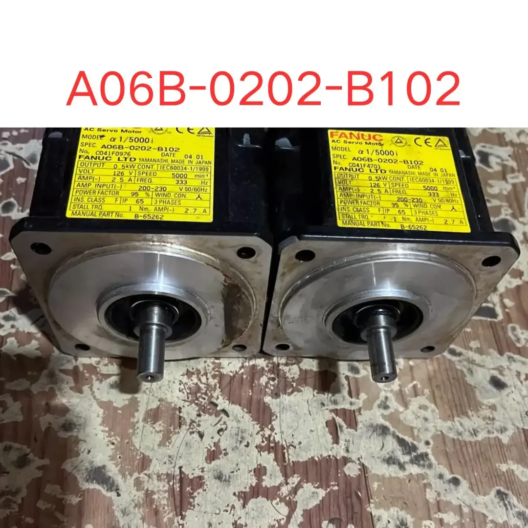 used A06B-0202-B102 servo motor Test OK Fast shipping