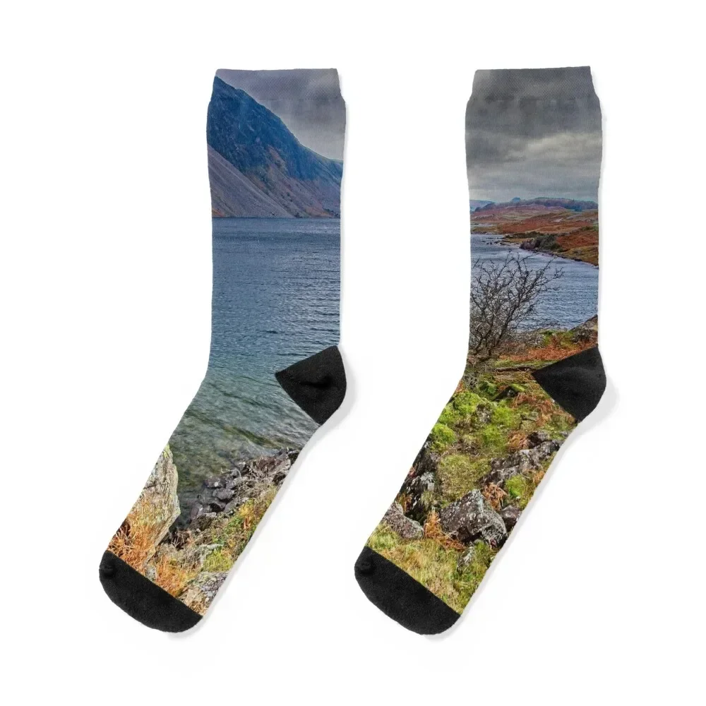 Stormy Skies over Wastwater, English Lake DIstrict Socks heated custom Rugby Women's Socks Men's