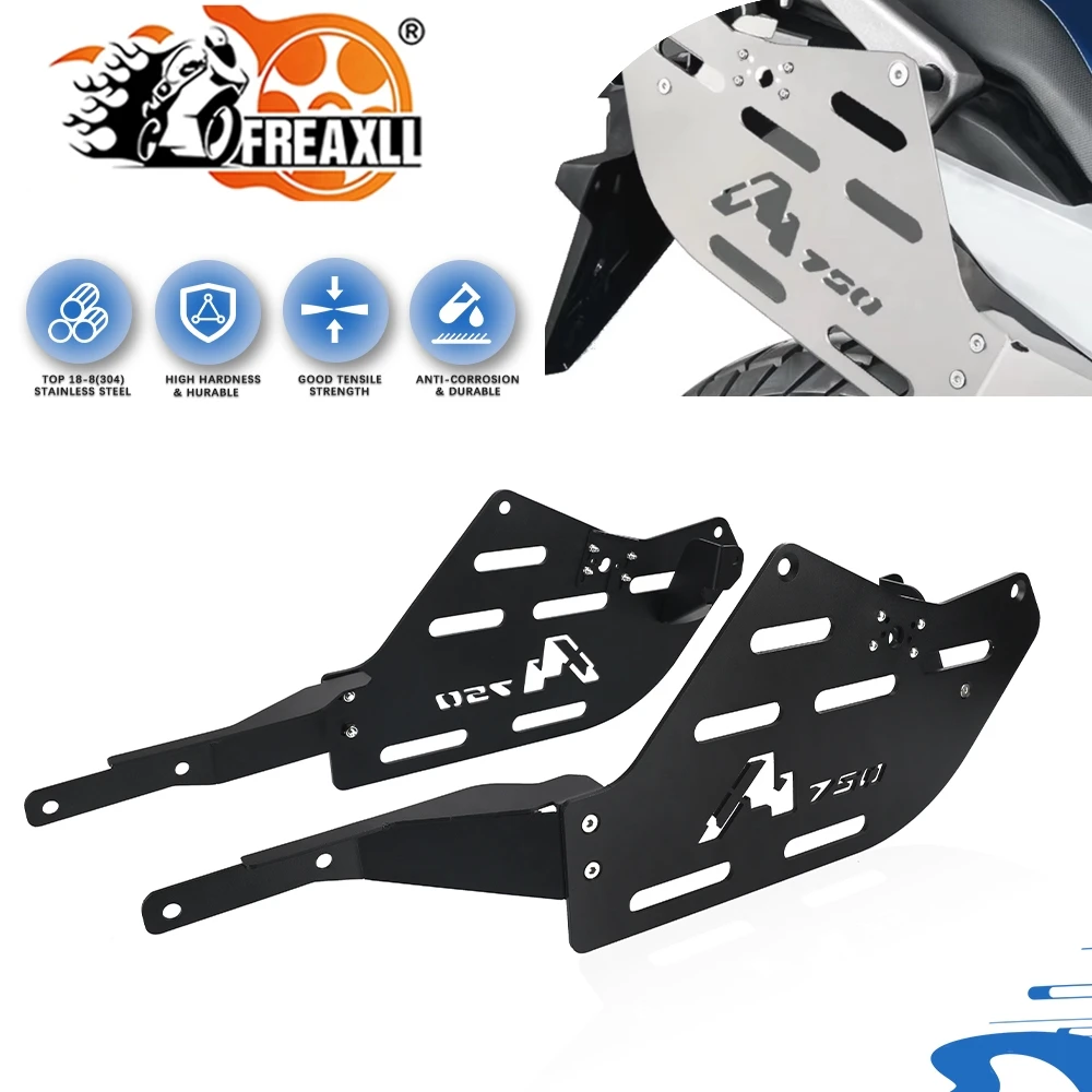 

For Honda XL750 Transalp XL 750 2023-2024-2025 Side Luggage Rack Luggage Rails Motorcycle Accessory Bag Carrier Support Holder