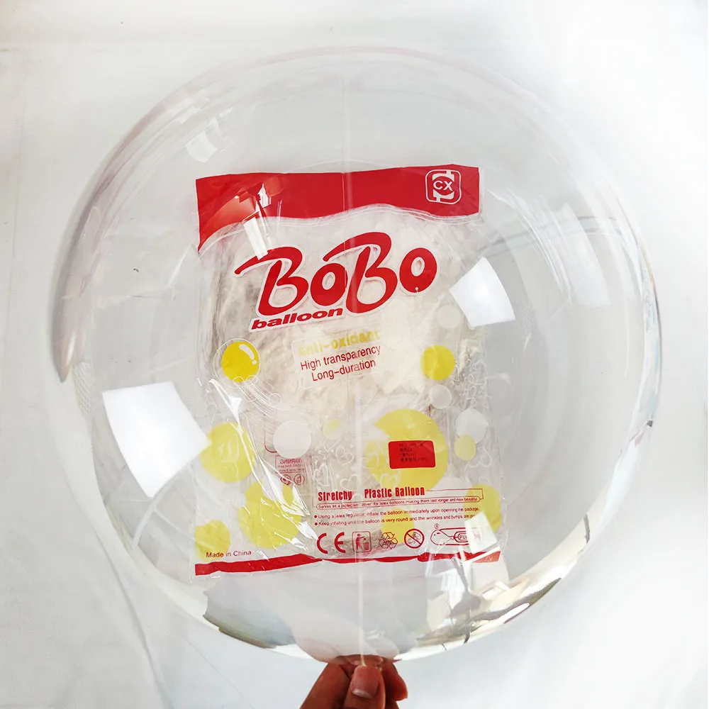 150pcs Bobo Balloons Transparent Bubble Bobo Balloon Praty Bobo Balloons Clearn Bobo Balloons for Wedding Birthday Parrty Decors