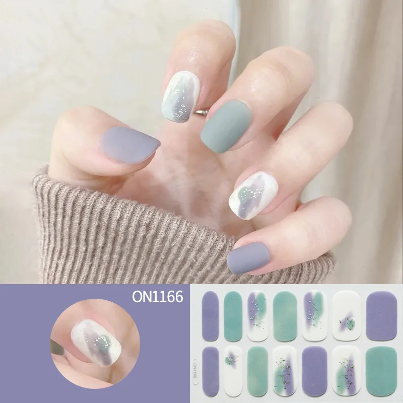 22Pcs White French Press on Fake Nails Full Cover Artificial Wearable Nail Beauty Tips Naked French White False Nails Art