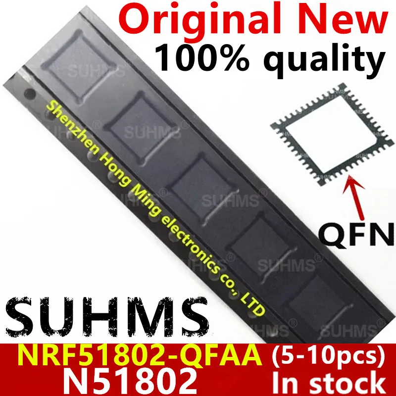 (5-10 sztuk) 100% nowy NRF51802-QFAA-R NRF51802-QFAA NRF51802 N51802 QFN-48