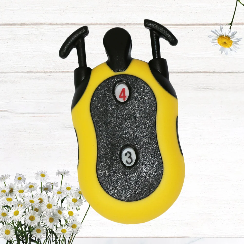 

1pc Mini Square Scorer For Golf Score Counter Durable Plastic Count Tool Stroke Putt Tracker Compact Design Pocket Size Random