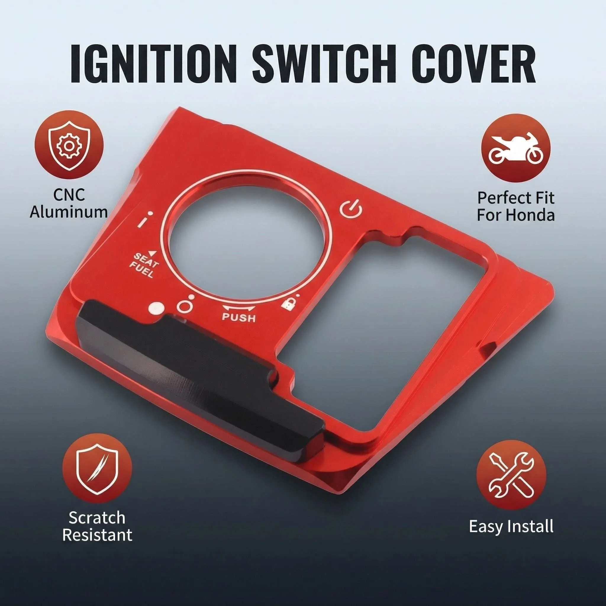 Capa Protetora para Interruptor de Ignição e Botão de Trava Elétrica de Motocicleta para Forza NSS 350 300 125 150 FORZA300 FORZA350