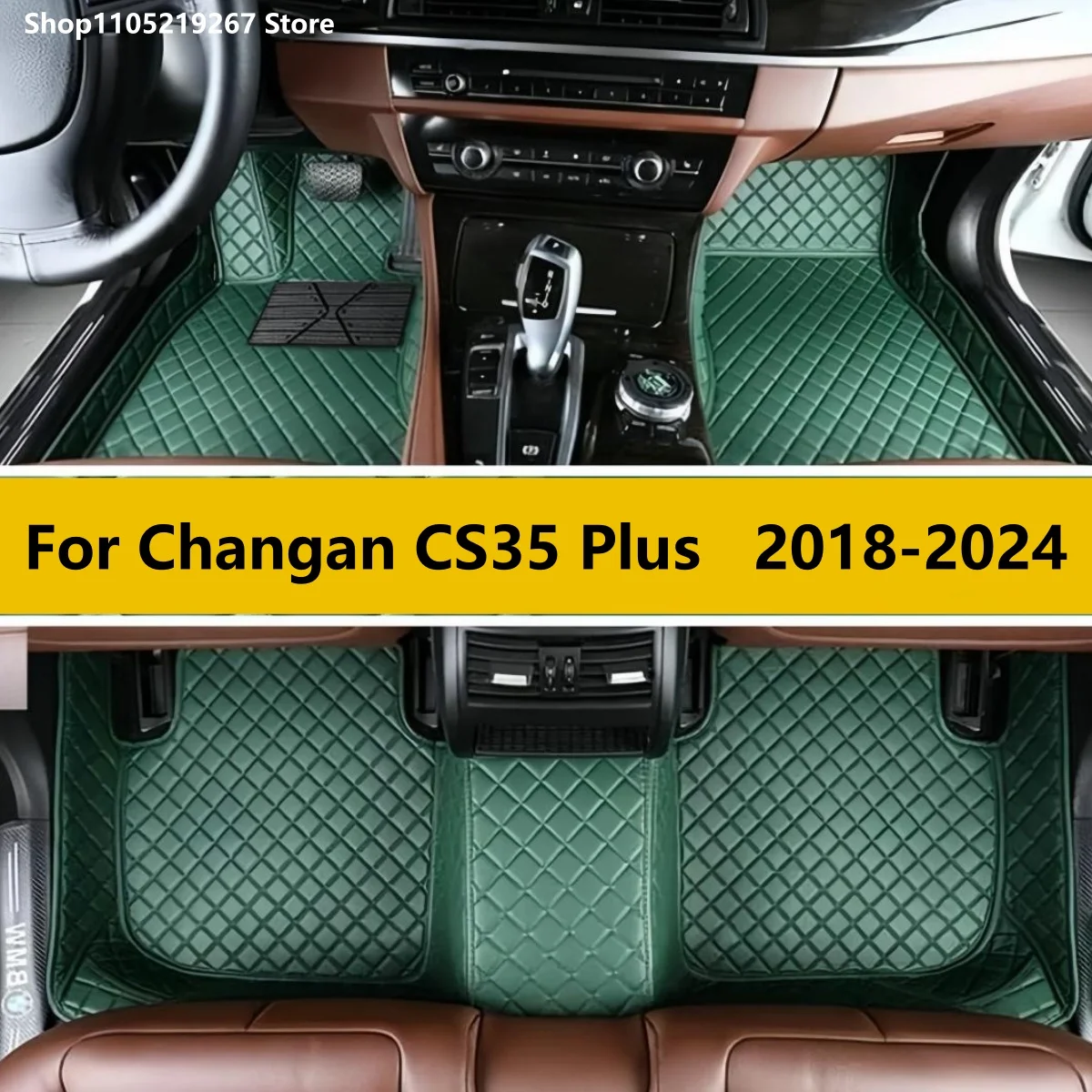 

Car Floor Mats For Changan CS35 Plus 2018-2024 19 20 21 22 23 Custom Auto Foot Pads Automobile Carpet Cover Interior Accessories