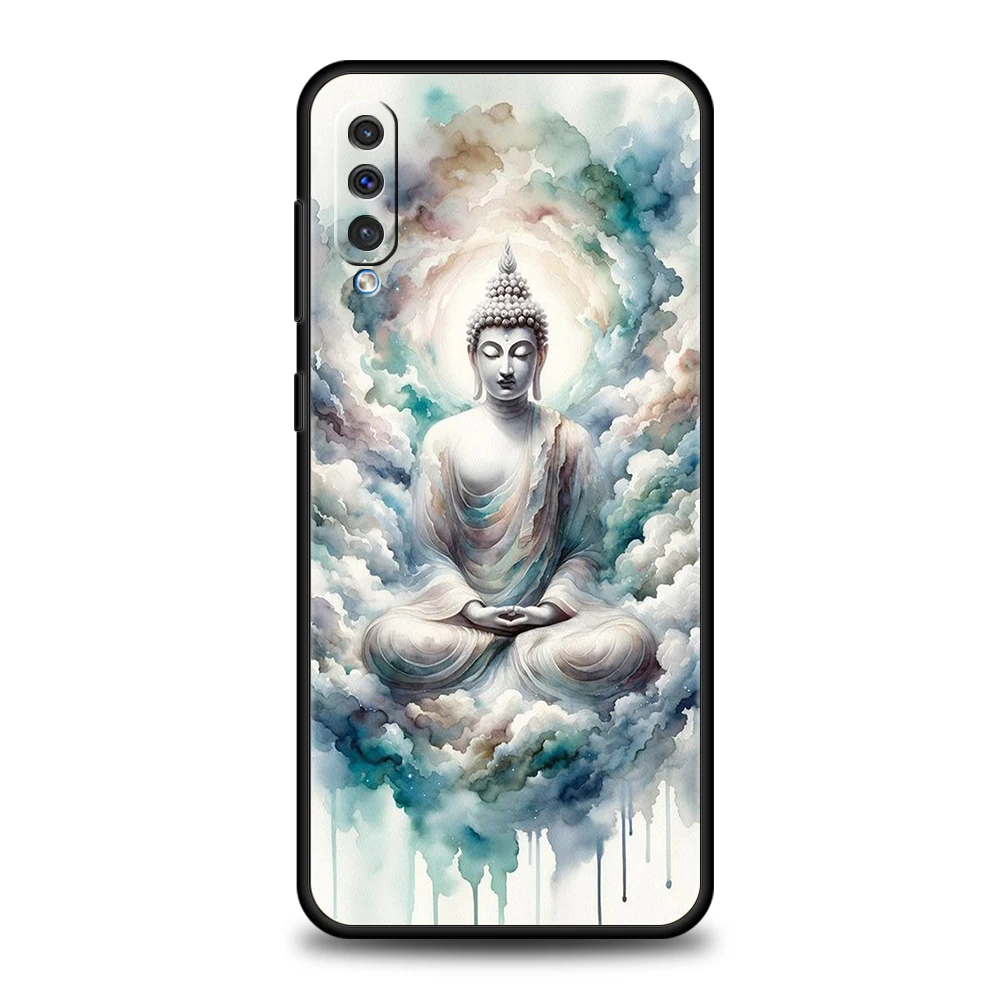 Shakyamuni Buddha Phone Case for Samsung Galaxy A24 A13 A53 A73 A33 A22 A12 A02 A03 A05 A70 A50 A10 A20 5G Silicone Cover Shell