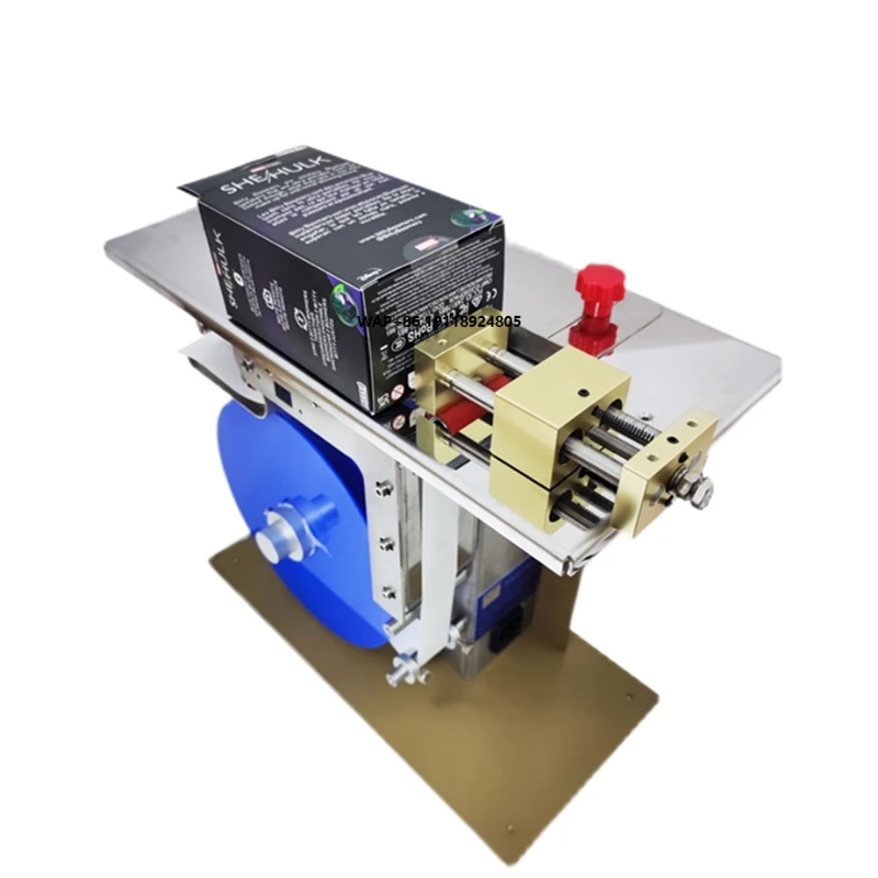 

Малогабаритный полуавтоматический электрический этикетировочный аппарат с функцией запечатывания под прямым углом и прозрачным антиподдельным разделителем для бумаги