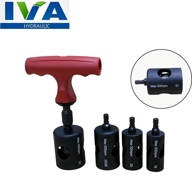 IVA PS-1632A Nozzle Chamfer Trimming Tool Manual Pipe Fitting Tool Manual Machine Tools