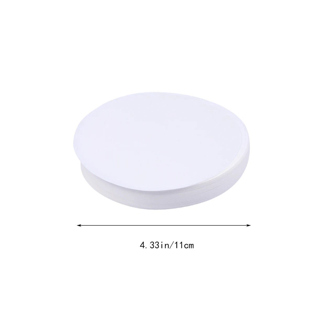 

100 Pcs Filter Paper Disc Disks Chemistry for Wipe Test Lab Cellulose Circles Science