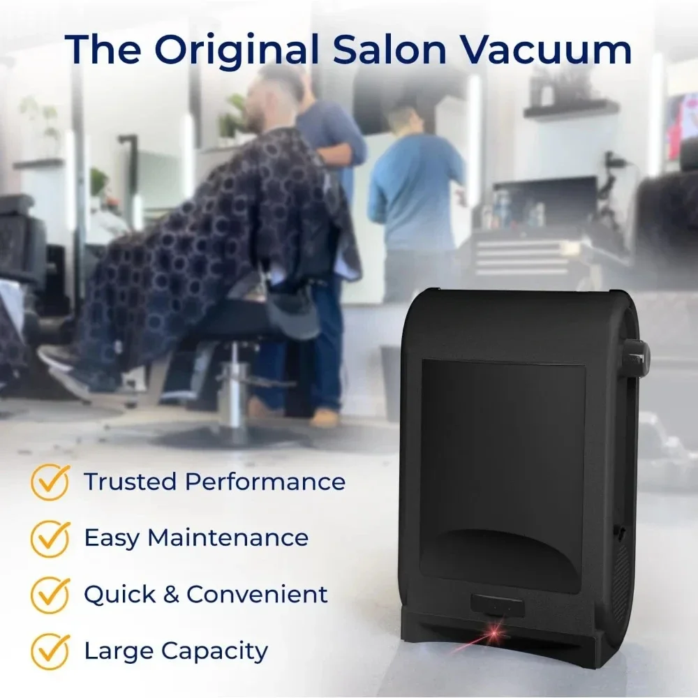 Vacuum Automatic Dustpan - Ultra Fast & Powerful - Great for Sweeping Salon Pet Hair Food Dirt Kitchen