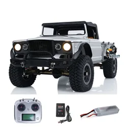 Giocattoli RTR TWOLF 1/10 M715 RC Metal Crawler Off-road Radio Control Cars Climb Truck Sounds Lights fumo pronto per l'uso modello di veicolo