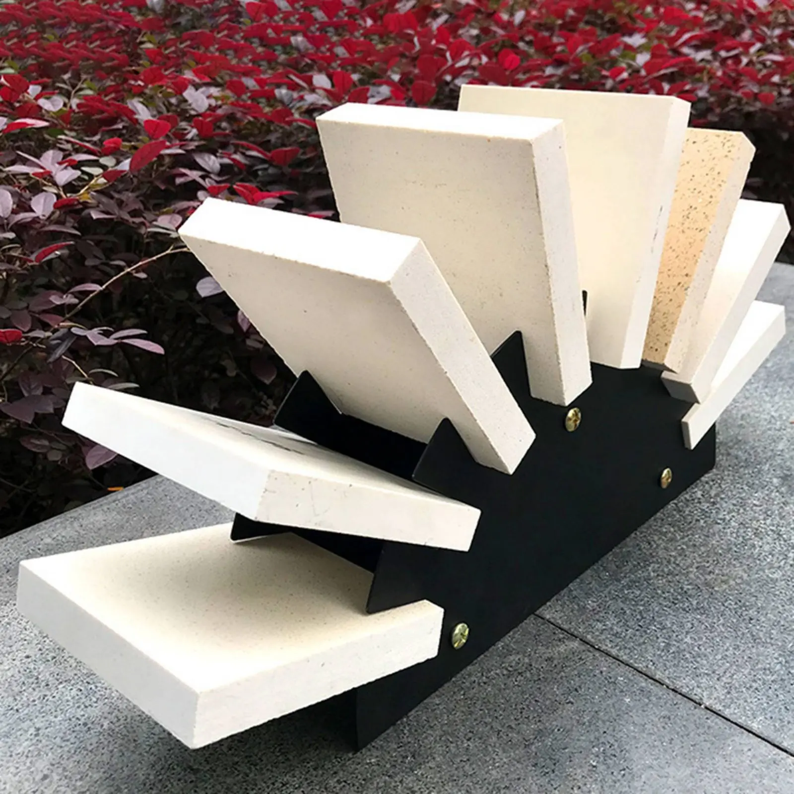 

Стойка для демонстрации образцов плитки и камня, прочная конструкция, экономия пространства для владельцев выставочных залов