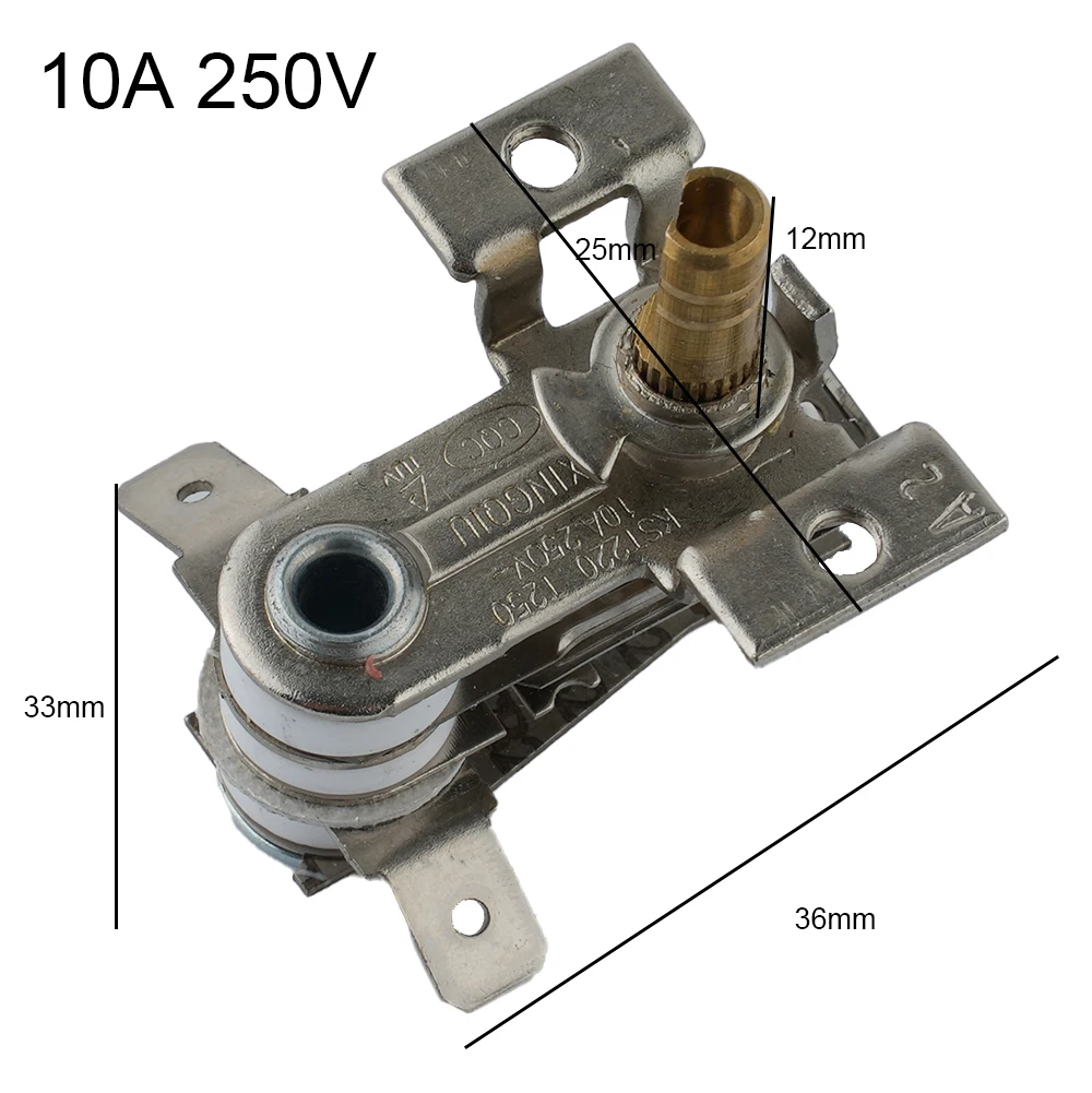 AC 250V 16A Điều Chỉnh Nhiệt 90 ℃ Nhiệt Độ Công Tắc Lưỡng Kim Làm Nóng Bình Giữ Nhiệt KDT-200 0.2 "X 0.5" Bình Giữ Nhiệt