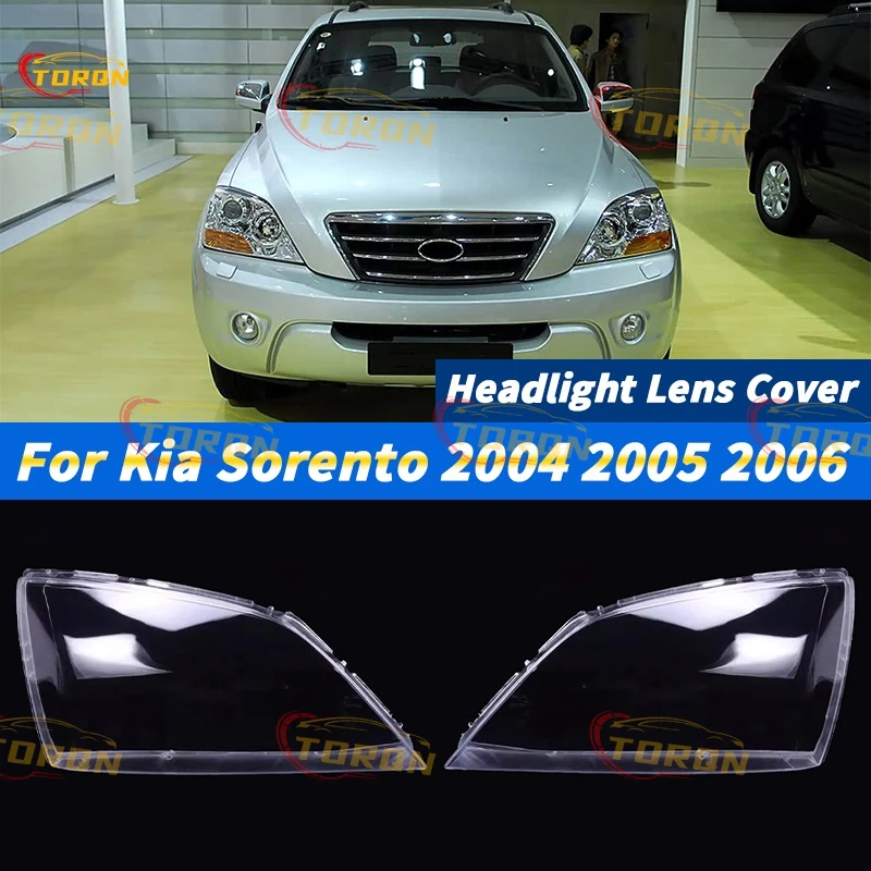 

For Kia Sorento 2004 2005 2006 Car Headlight Lens Cover Headlamp Shade Head Lamp headlight lamp cover automobil parts accessori