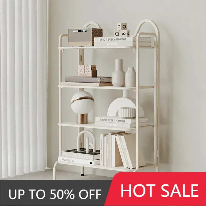 

Home Storage Book Shelf Large Library Cabinet Magazine Rack Bookcase Iron Frame Furniture Estanteria Habitacion Living Room Iron