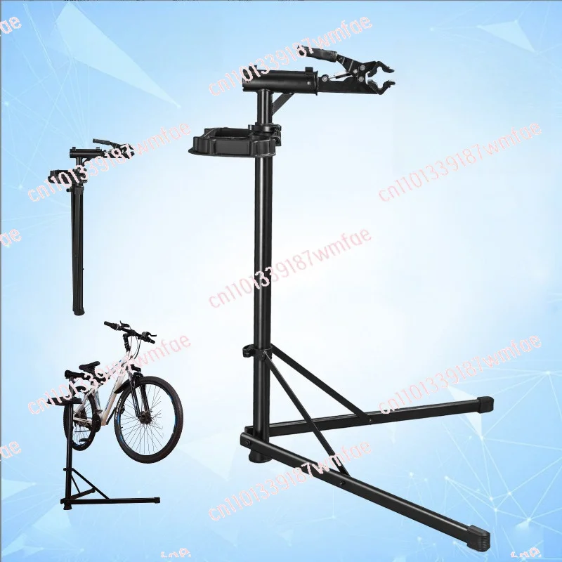 Bike Repair Stand for Shop, Heavy Duty Load Bearing Mountain Road Bike Parking Display Maintenance Rack