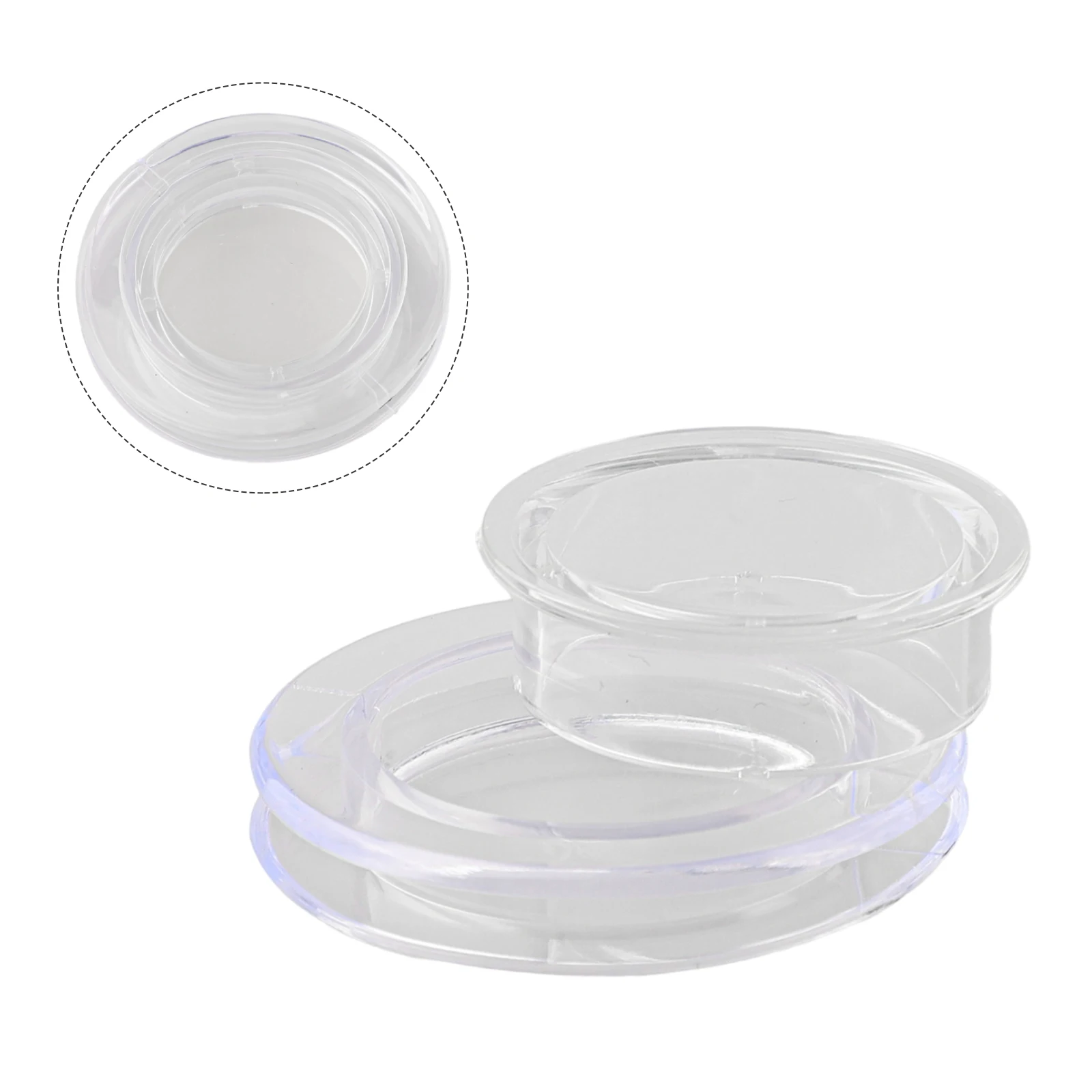 Patio Table Umbrella Hole for Ring Set with Silicone Cap Cover to Secure Umbrella and Protect Table from Movement and Damage