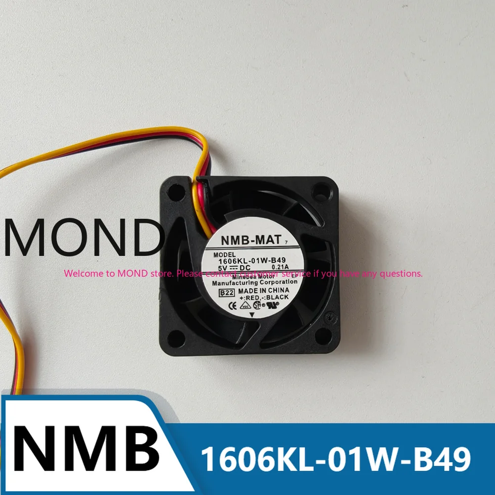 NMB 1606KL-01W-B49 NMB-MAT Inverter Cooling Fan DC 5V 0.21A 4015 40x40x15mm 4CM