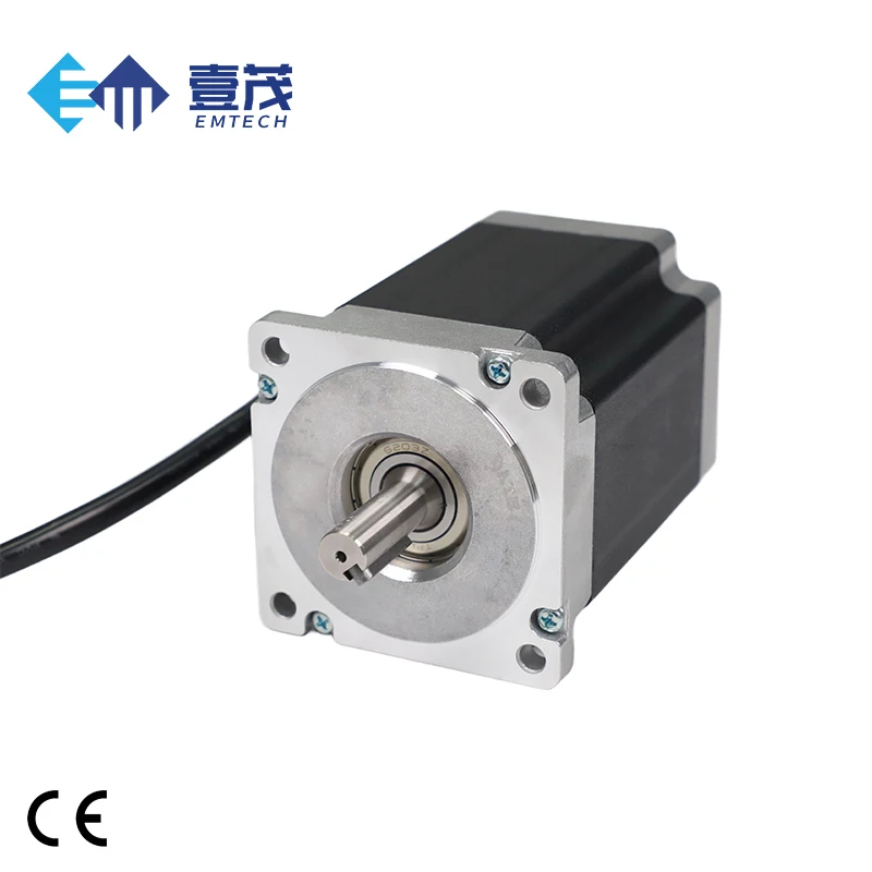 

Сертифицированный ROHS EMTECH NEMA 34 86*80 мм гибридный шаговый двигатель с открытым контуром постоянного тока 60 В для системы автоматизации