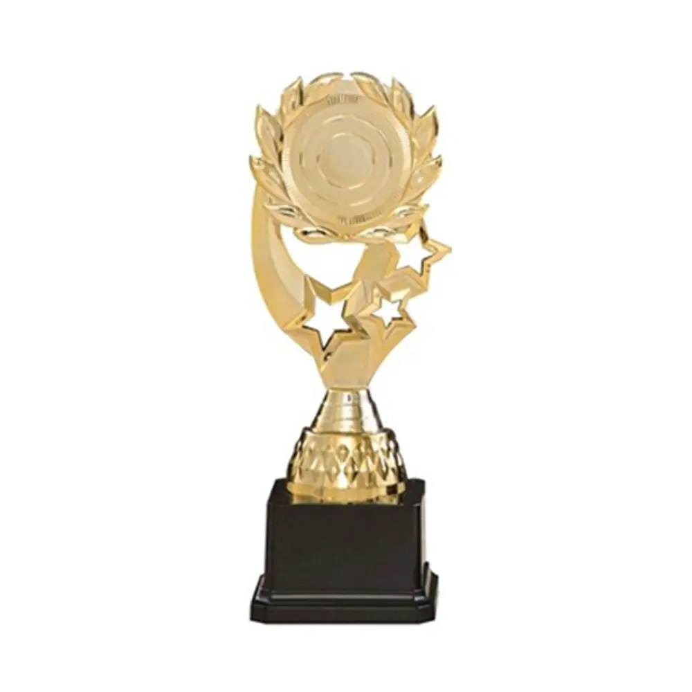 New Gold Gold Trophy Awards Crown School Rewarding Supply Prize Cup Plastic Craft Souvenirs for Team Sport Competition