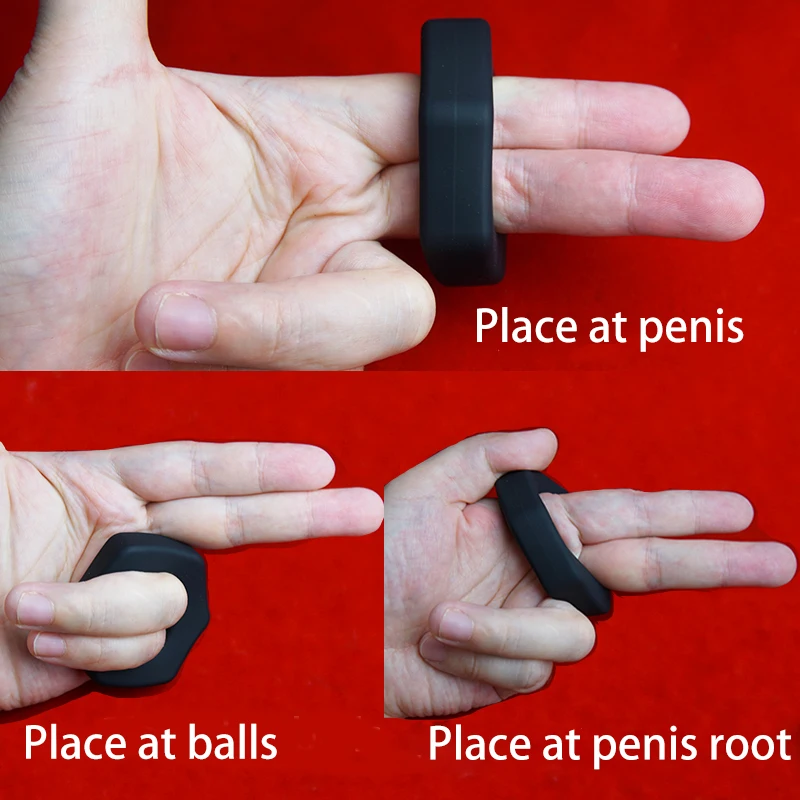 Scrotum Testicles Ball Stretcher Hexagonal Shape,Silicone Penis Cock Ring,Penisring Cockring,Ejaculation Delay Sex Toys Men