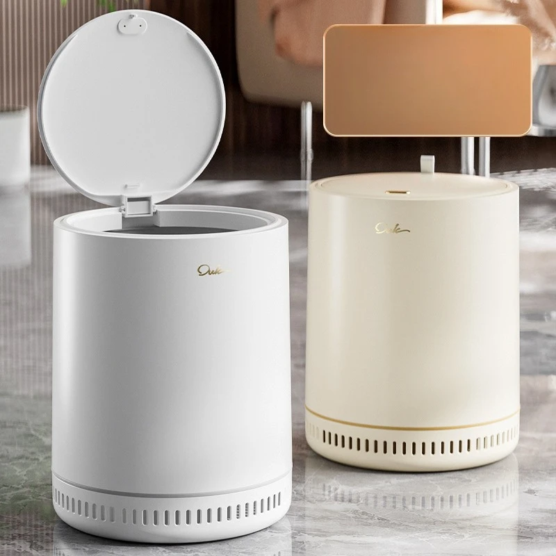 

New Automatic Adsorption Trash Can with Lid for Home Kitchen Bathroom Living Room Large Capacity
