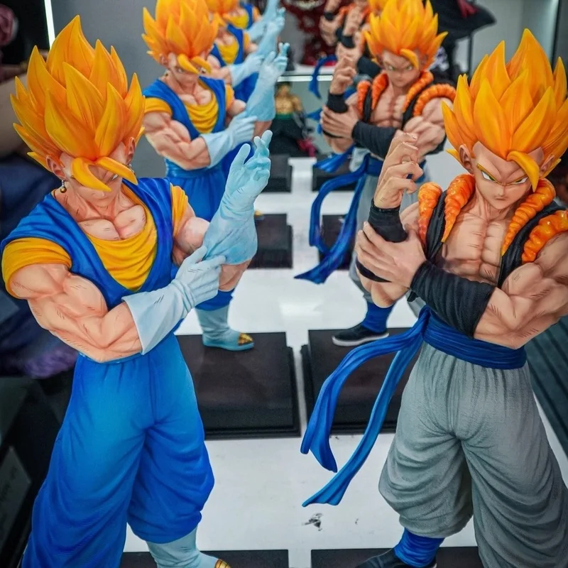 

53 см Dragon Ball Jt Статуя 2% Двойной Король Гагата Фигурка Gk Модель Орнамент Коллекционные Игрушки Для Мальчиков Подарок На День Рождения