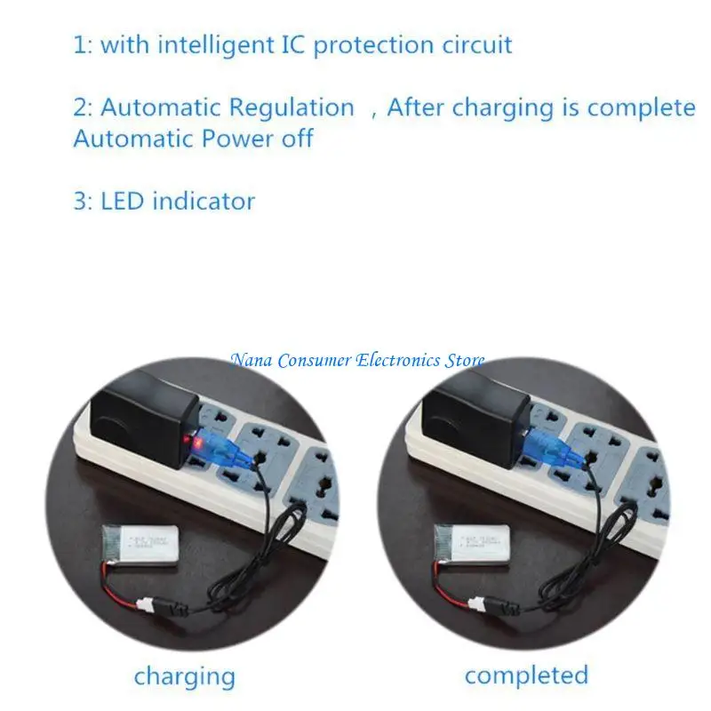 G7NE USB 3.7V 400mA Battery USB Packs JST-2P Reverse Female Plug