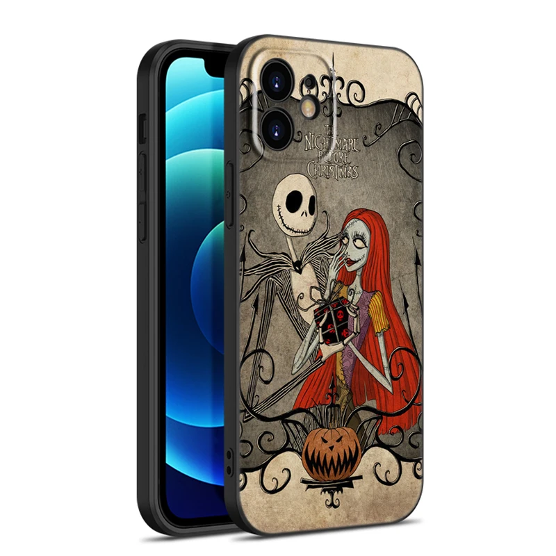 Jack Skellington Black Phone Case For Honor 200 90 Lite X7B X6 X8B X6A X6S X7A X8A X9A X9B X5 Plus 70 20Pro 10Lite Cartoon Cover