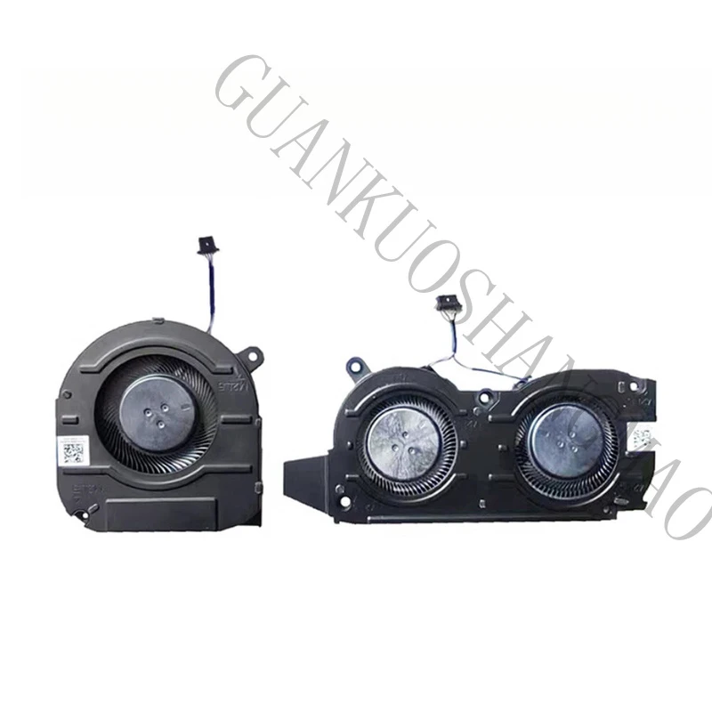HJY...Suitable for Dell Inspiron 16 plus 7610 portable computer RTX3060 CPU GPU cooling fan 05CXK8 0H1YC7