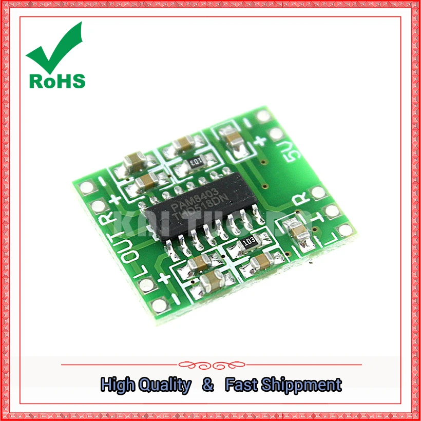 PAM8403 micro-digital Power Amplifier Board 3W * 2 Imported PAM8403 Chip Sound Super Spike Amplifiers Module 2*3w